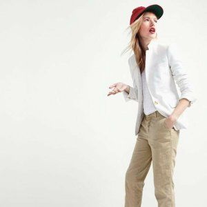 J. Crew White Blazer
